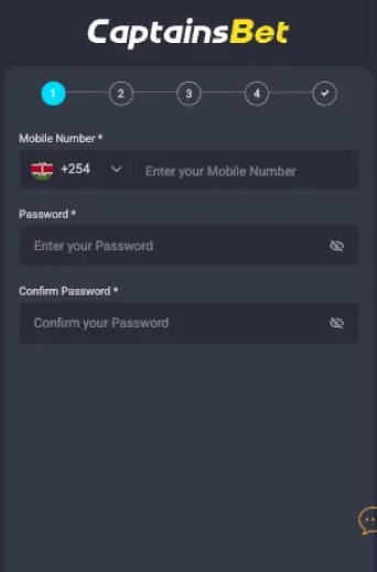 CaptainsBet app login